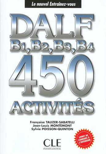 Couverture du livre « Nv entrain.vous dalf b1 b2 b3 » de Tauzer-Sabatelli aux éditions Cle International