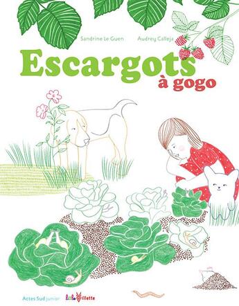 Couverture du livre « Escargots à gogo » de Sandrine Le Guen et Audrey Calleja aux éditions Actes Sud Junior