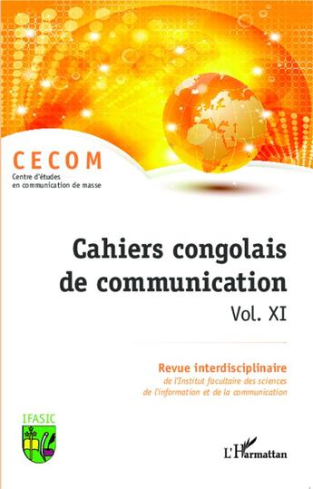 Couverture du livre « Cahier congolais de communication t.11 » de  aux éditions L'harmattan