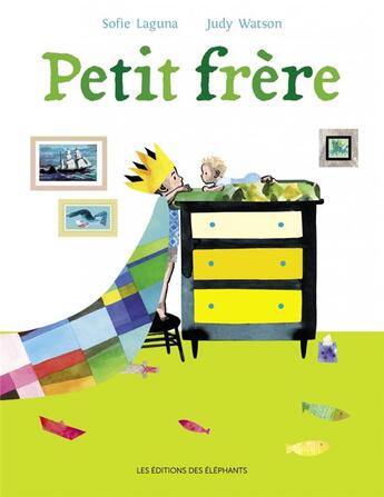 Couverture du livre « Petit frère » de Sophie Laguna et Judy Watson aux éditions Editions Des Elephants