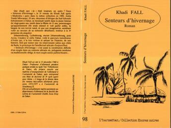 Couverture du livre « Senteurs d'hivernage » de Khadi Fall aux éditions L'harmattan