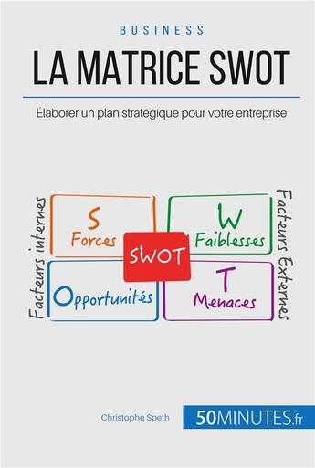 Couverture du livre « La Matrice SWOT » de Christophe Speth aux éditions 50minutes.fr