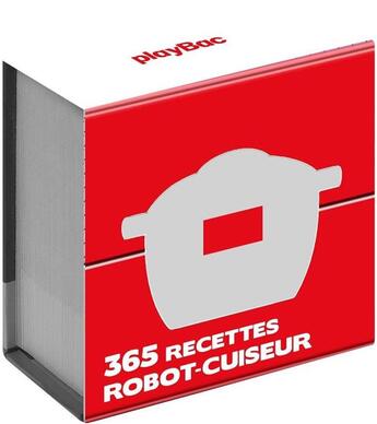 Couverture du livre « Mini calendrier : 365 recettes au robot-cuiseur » de  aux éditions Play Bac