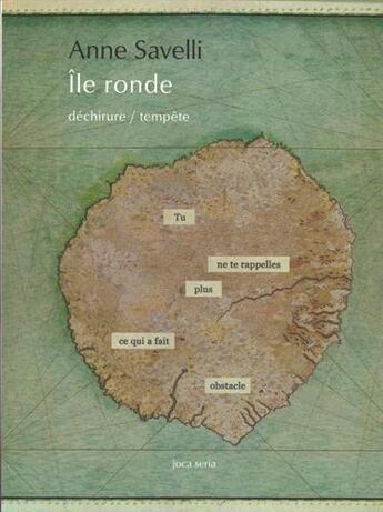 Couverture du livre « Île ronde » de Anne Savelli aux éditions Joca Seria