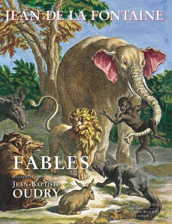 Couverture du livre « Les fables » de Jean De La Fontaine et Jean-Baptiste Oudry aux éditions Diane De Selliers