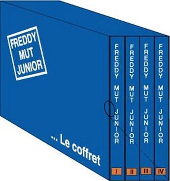 Couverture du livre « Les aventures de Freddy Mut junior ; COFFRET T.1 A T.4 » de Yanick Messager aux éditions Freddy Mut