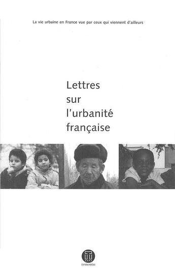 Couverture du livre « Lettres sur l'urbanité française » de Stephane Gruet aux éditions Poiesis