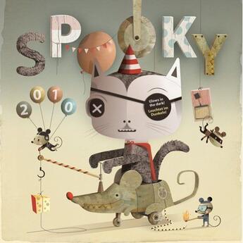 Couverture du livre « Spooky ; biweekly calendar 2010 » de  aux éditions Dgv