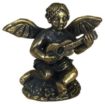 Couverture du livre « Mini statue ange et guitare laiton 2,5 x 2,5 cm » de  aux éditions Dg-exodif