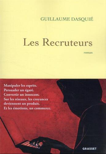 Couverture du livre « Les recruteurs » de Guillaume Dasquie aux éditions Grasset