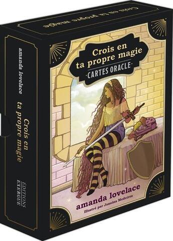 Couverture du livre « Crois en ta propre magie : cartes oracle » de Amanda Lovelace et Janaina Medeiros aux éditions Exergue