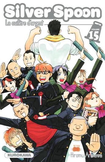 Couverture du livre « Silver spoon Tome 15 » de Hiromu Arakawa aux éditions Kurokawa