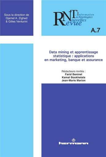 Couverture du livre « Revue des nouvelles technologies de l'information, n a-7 - data mining et apprentissage statistique » de  aux éditions Hermann