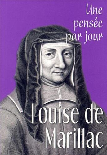 Couverture du livre « Une pensée par jour » de Marillac L aux éditions Mediaspaul