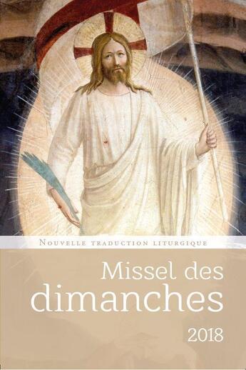 Couverture du livre « Missel des dimanches (édition 2018) » de  aux éditions Cerf