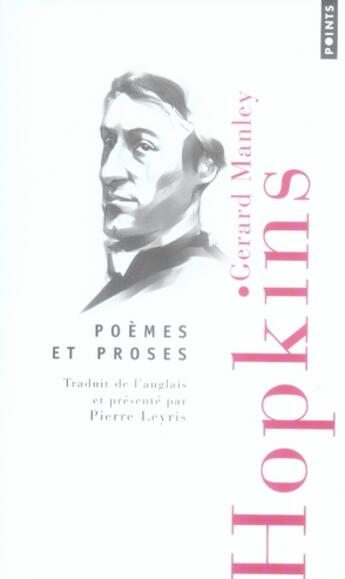 Couverture du livre « Poèmes et proses » de Gerard Manley Hopkins aux éditions Points