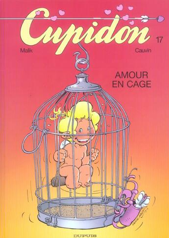 Couverture du livre « AMOUR EN CAGE » de Malik/Cauvin aux éditions Dupuis