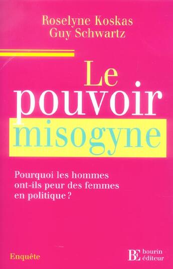 Couverture du livre « Le pouvoir misogyne » de Koskas/Schwartz aux éditions Les Peregrines