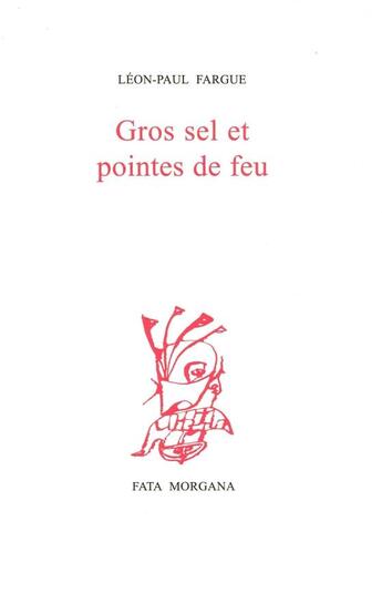 Couverture du livre « Gros sel » de Leon-Paul Fargue aux éditions Fata Morgana