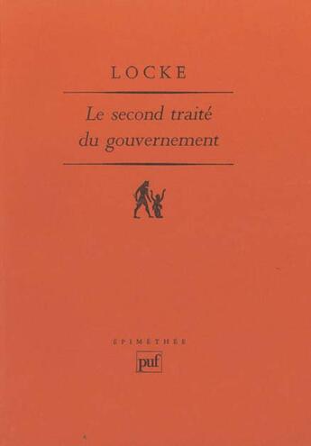 Couverture du livre « Le second traite du gouvernement » de John Locke aux éditions Puf