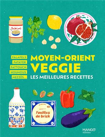 Couverture du livre « Moyen orient veggie » de  aux éditions Mango