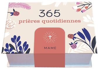 Couverture du livre « 365 prières quotidiennes » de  aux éditions Mame