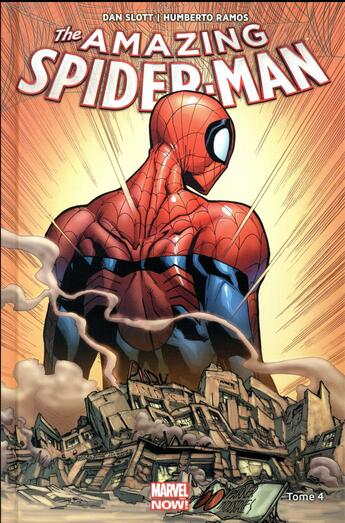 Couverture du livre « The amazing Spider-Man t.4 : balade au cimetière » de Dan Slott et Humberto Ramos aux éditions Panini