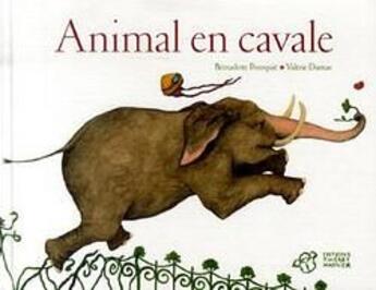 Couverture du livre « Animal en cavale » de Pourquie/Dumas aux éditions Thierry Magnier