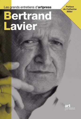 Couverture du livre « Bertrand Lavier » de  aux éditions Art Press