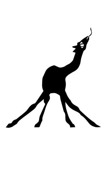 Couverture du livre « La langue de la girafe » de C. Jeanney aux éditions Abrupt