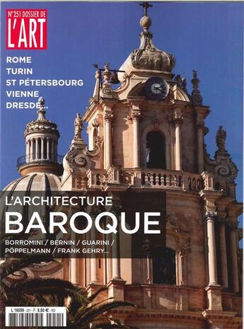 Couverture du livre « Dossier de l'art n 251 l'architecture baroque juillet/aout 2017 » de  aux éditions Faton Revue