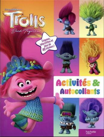 Couverture du livre « Les trolls 3 - activites et autocollants » de  aux éditions Hachette Jeunesse