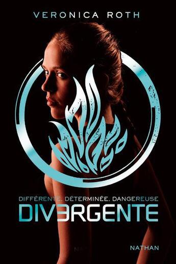 Couverture du livre « Divergente t.1 » de Veronica Roth aux éditions Nathan