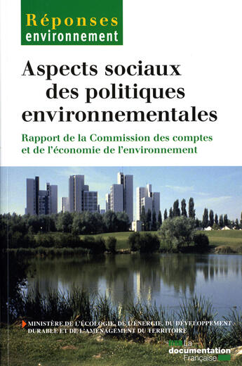 Couverture du livre « Aspects sociaux des politiques environnementales » de  aux éditions Documentation Francaise