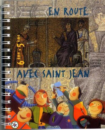 Couverture du livre « En route avec saint jean - eleve » de Adern aux éditions Mame