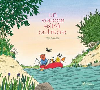 Couverture du livre « Un voyage extraordinaire » de Philip Waechter aux éditions Didier Jeunesse