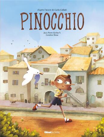 Couverture du livre « Pinocchio » de Kerloc H Jean Pierre et Caroline Desse aux éditions Glenat Jeunesse