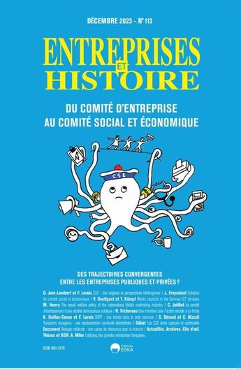 Couverture du livre « Entreprises et histoire n 113 - du comite d'entreprise au comite social et economique » de Fridenson/Collectif aux éditions Eska