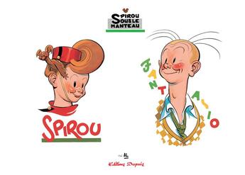 Couverture du livre « Spirou sous le manteau ; portfolio » de Al aux éditions Dupuis