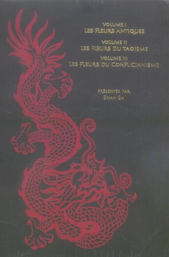 Couverture du livre « Les fleurs de la pensée chinoise ; coffret t.1 à t.3 » de Shan Sa aux éditions Archipel