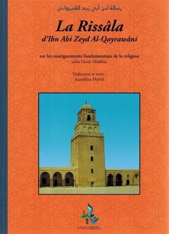 Couverture du livre « Rissala, la lettre de Kairouan » de Abi-Zayd Al-Quayrawani aux éditions Universel