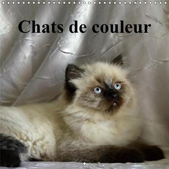 Couverture du livre « Chats et chatons de coleur ave » de S Ume Sylvia aux éditions Calvendo