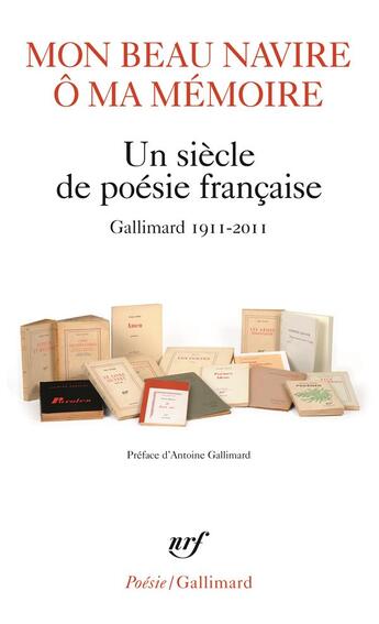 Couverture du livre « Mon beau navire ô ma mémoire » de  aux éditions Gallimard