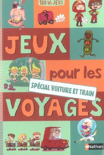 Couverture du livre « Jeux pour les voyages » de Camier Nathalie aux éditions Nathan