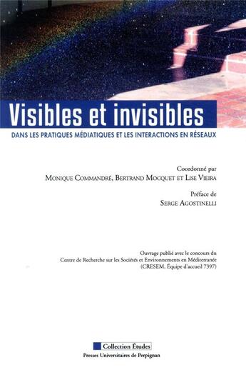 Couverture du livre « Visibles et invisibles dans les pratiques médiatiques et les interactions en réseaux » de Lise Vieira et Bertrand Mocquet et Monique Commandre aux éditions Pu De Perpignan