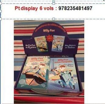 Couverture du livre « Display 6 volumes willy fox » de Adam Frost aux éditions Thomas Jeunesse