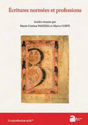 Couverture du livre « Écritures normées et professions » de Marco Conti et Maria Cristina Panzera aux éditions Ausonius