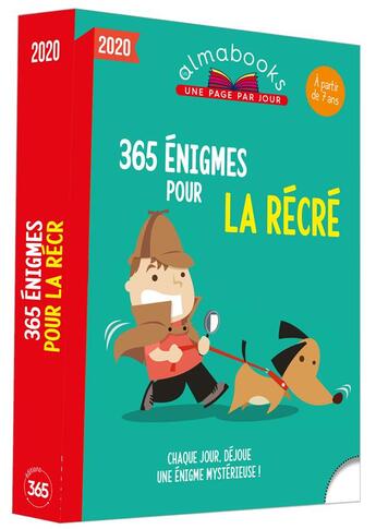 Couverture du livre « Almabook ; 365 énigmes pour la récré (édition 2020) » de  aux éditions Editions 365