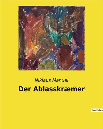 Couverture du livre « Der ablasskraemer » de Manuel Niklaus aux éditions Culturea