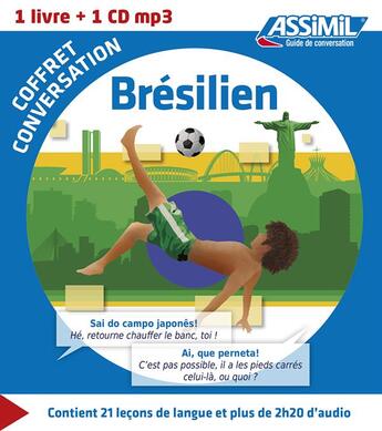 Couverture du livre « Coffret conversation ; brésilien » de Naiana Bueno aux éditions Assimil